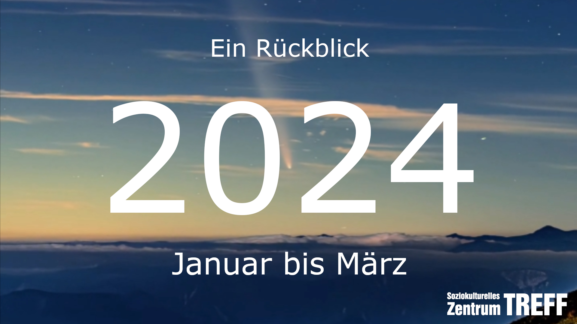 Jahresrückblick Januar bis März