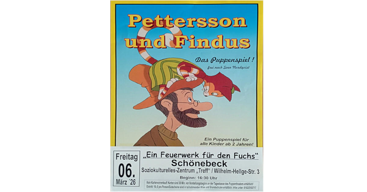 Puppentheater „Pettersson und Findus“