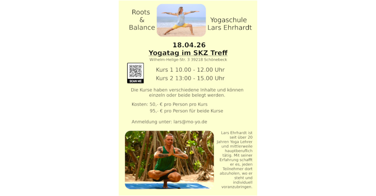 Yoga Tag mit Lars Erhardt