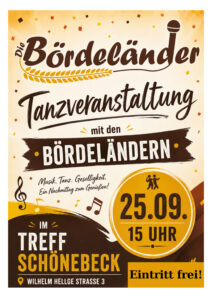 Plakat Bördeländer Tanzveranstaltung neu