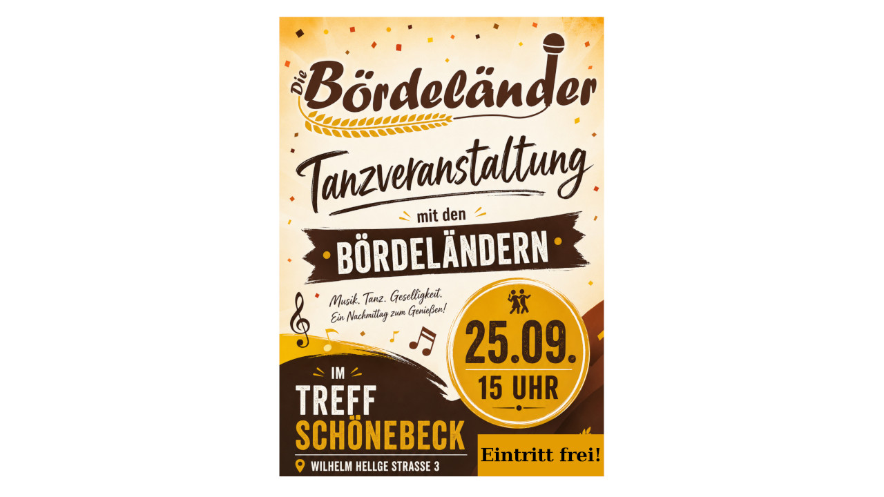 Bördeländer Tanzveranstalung Website Bild